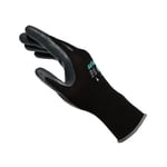 SAFEDENN 13G Nylon Safety Gloves, Touchscreen Compatible, Non-Slip & Abrasion-Resistant, Smooth Nitrile Coating, Ideal for Gardening, Woodworking & Mechanical Use