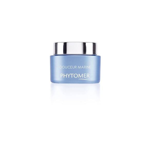 Phytomer Douceur Crème Hydratante Apaisante Marine pour le Visage / Réduit les Rougeurs, Calme la Peau Sensible / Hydratant Probiotique pour le Visage pour Peau Sèche / Durable, Ingrédients Naturels / 50 ml