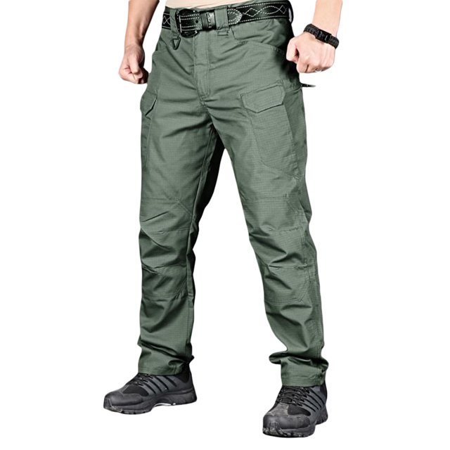 Wangscanis Men Cargo Pants, Zipper Button Closure Solid/Snakeskin Print Casual Pants Trousers with Pockets
