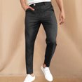 thumbnail image 1 of EOYWHK Mens Swim Trunks Linen Pants Straight Leg Trouser Compression Fit Dress Pants Solid Color Running Hiking Pants, 1 of 6