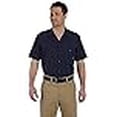 thumbnail image 3 of Dickies Mens Industrial Short Sleeve Work Shirt, LT, Navy, 3 of 4