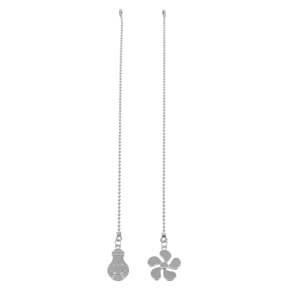 KAKOWELY 2pcs Ceiling Light Pull Chain Ceiling Fan Chain Extension Chandelier Chain Pendant,14.17"X1.3"X0.08"