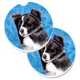 thumbnail image 1 of Ensemble de 2 Porte-Gobelets sous-Verre pour Voiture à Border Collie Bleu, 1 of 1