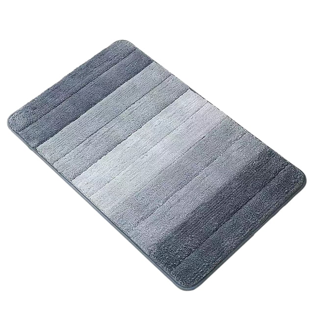 Bath Mats for Bathroom 24X16In Microfiber Bath Mat Non-Slip Super Absorbent Machine Washable Super Soft Thick Floor Floor Rug Bath Rugs for Bathroom