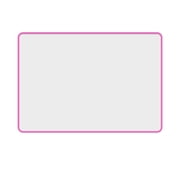 Yeacher Portable Magnetic Dry Erase Board Double-Sided White Board Handwriting Whiteboard Easy to Clean for