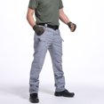 thumbnail image 1 of CEHVOM Men's Pants Multiple Pockets Cargo Trousers Work Wear Combat Safety Cargo Pocket, 1 of 6
