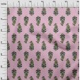 thumbnail image 2 of oneOone Cotton Poplin Fabric Leaves & Paisley Block Printed Craft Fabric BTY 42 Inch Wide, 2 of 4