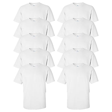 Gildan Men's Ultra Cotton T-Shirt - 2000 (Pack Of 10)