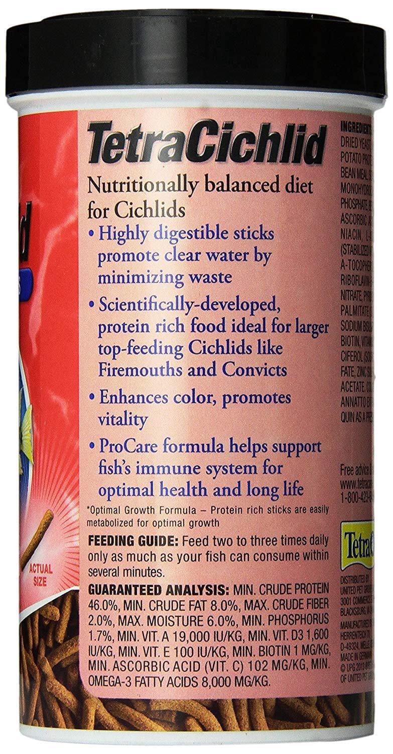 Tetra Cichlid Floating Fish Food Sticks