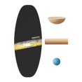 thumbnail image 1 of amagogo Balance Board Core Training Adult Kids Surfing Balancing Board Roller Plate Home Style J, 1 of 9