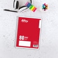 thumbnail image 5 of Hilroy 1 Subject 80pg Notebook Red, 5 of 5