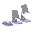 thumbnail image 1 of Support de Téléphone Pliable Hauteur et Angle Réglables pour Appareils de 4 à 12.9 Pouces avec Design Portable et Stable, 1 of 2