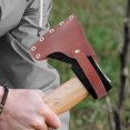 thumbnail image 2 of Camping Hatchet Axe Leather Axe Cover Axe Protector for Outdoor, 2 of 9