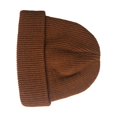 thumbnail image 1 of Tuque Tricotée Exquise Confortable Style Simple Femmes Hommes Mode Chapeaux Couvre-Chef Ornement Vêtement Accessoire pour Déco de Robe Brun, 1 of 6