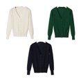 thumbnail image 4 of maskred Stay Comfortable And Stylish Easy To Clean Knitted Cardigans For Women Busy Lifestyles Soft white 3XL, 4 of 6