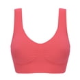 thumbnail image 4 of Kcodviy Bra Plus Bra Ultra Women Bra Set and Plus Size Thin Size Full Cup Running Bra Tops Large Color Sports Wireless Bra for Women Bra Women's Blouse, 4 of 5