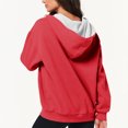 thumbnail image 4 of Timegard Vestes à Capuche Zippées pour Femmes Manches Longues Chandails en Molleton Décontractés Mode Automne avec Poches, 4 of 7