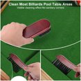 thumbnail image 3 of Unique Bargains Pool Table Cleaning Brush Set Table Brush Rail Brush Cue Cleaning Cloth Sticky Lint Roller Spare Core Wine Red, 3 of 7