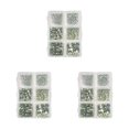 thumbnail image 3 of QualitChoice 1 Bag Glass Crystal Special-shaped Eye-catching Flat Bottom Easy to Paste Perfect Match Nail Rhinestones for Mobile Phone 320 White AB 3Set, 3 of 6