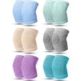 thumbnail image 1 of 6 Paires de Genouillères Rampantes Antidérapantes pour Bébés, 1 of 1