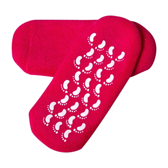 XYAIYT Premium Moisturizing Gel Socks for Soft and Smooth Feet Non-Slip Reusable Hydrating Heel Enriched with Vitamin E Suit for Dry Rough Skin and Calluses Relief