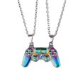 thumbnail image 1 of Magnetic Game Controller Necklace Couples Gamepad Pendant Chain Gifts-Colourful--(Bmatwk), 1 of 5