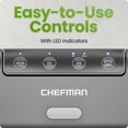 thumbnail image 3 of Chefman Food Vacuum Sealer Machine Compact Vacuum Sealer with Moist & Dry Settings Perfect for Sous Vide Storage and Freezer One-Touch Operation Vacuum Storage Bags Included - Black, 3 of 5