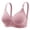Pink, variant on BVOFAR Push Up Bra for Women Comfy No Underwire T-Shirt Bras Full Coverage Anti-Sagging Bra Everyday Gather Bras