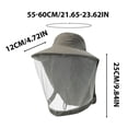 thumbnail image 3 of Yrmaups Bonnet Moustiquaire, Couvre-Chef Anti-Insectes avec Bord de Protection Solaire, Couvre-Visage en Maille pour l'Extérieur pour Camping Randonnée Pêche, Bonnet Abeille Respirant, 3 of 4