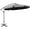 Gris Foncé, variante sur Outsunny Parasol Déporté Suspendu de Patio 11 Pi, Parasol Cantilever, Rouge