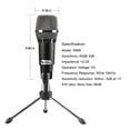 thumbnail image 3 of Microphone USB,Fifine Microphone à Condensateur pour Ordinateur PC Prêt à l'Emploi pour..., 3 of 9