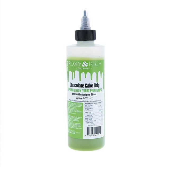Roxy and Rich Chocolate Cake Drip 9.7 Fluid Ounces Spring Green