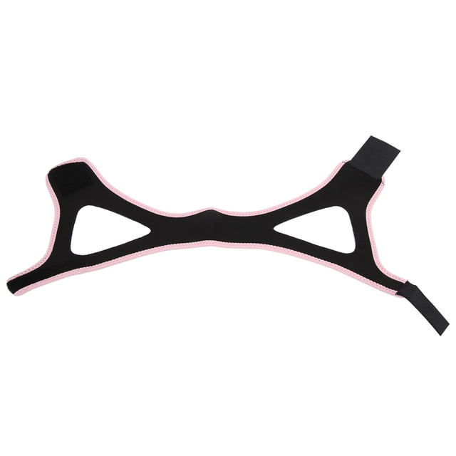 Anti-Snoring Chin Strap, Breathable Triangular Breathable Chin Strap Adjustable Self-adhesive For Stop Snoring Pink,Black With Pink Edge,Blue,Black With Blue Edge