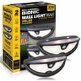 thumbnail image 1 of Bell + Howell Bionic Wall Light Max 2 Pack Solar Powered Motion Activated Outdoor Security Lights, 1 of 7