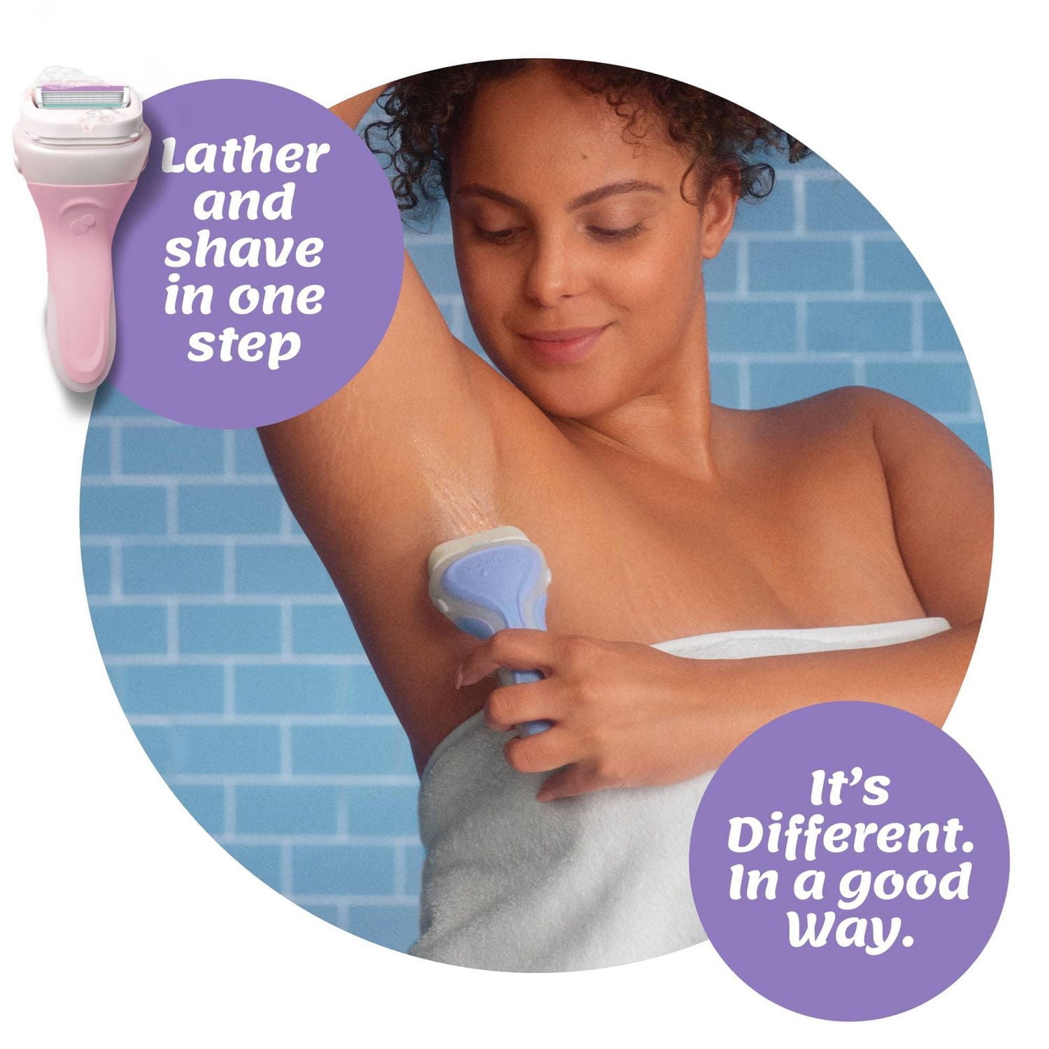 Cartouches de lames Schick Intuition Pure Nourishment avec lait de noix de coco et huile d’amande douce