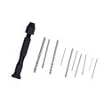 thumbnail image 3 of 11Pcs Pin Étau Foret HSS Alliage d'Aluminium Manuel Mini Forets de Torsion Bits pour Noyer, 3 of 14