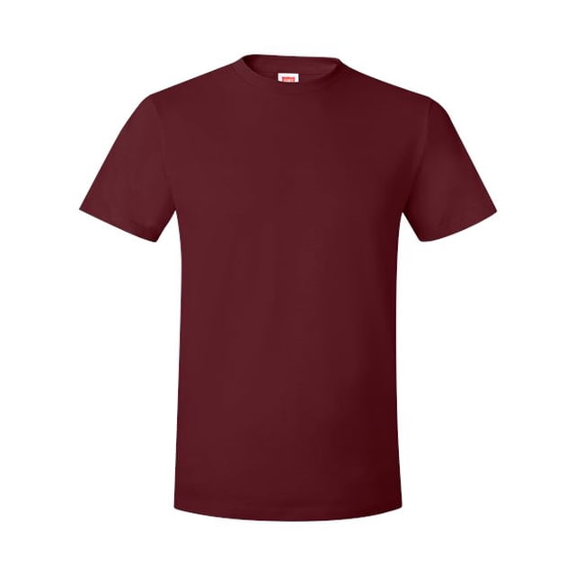 Hanes Nano-T T-shirt pour Homme, TG, Marron