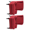 thumbnail image 2 of Ruiboury 2pack/lot Not Easy To Wrinkle Chair Cover Fit And Wrinkle-Free Soft Comfortable Winered, 2 of 6