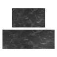 thumbnail image 1 of 2 Piece Set Black White Marble Anti Fatigue Mats Stylish and Practical Addition to Your Kitchen, 1 of 7