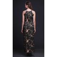 thumbnail image 4 of Bimba Bird Ladies Sleeveless Long Print Maxi Dress with Side Slits Summer Wear-Large, 4 of 6