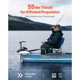 thumbnail image 2 of VEVOR 55lb 12V Thrust Electric Trolling Motor Saltwater Trolling Boat Engine 36" Shaft, 2 of 9
