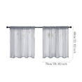 thumbnail image 3 of Solid Colour Short Curtains Curtains Semi Kitchen Bathroom Thin Curtains Home Curtains, 3 of 4