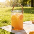 thumbnail image 2 of MTBLYS Plastic Water Dispenser with Faucet 3.8L Large Capacity Beverage Container with Lid Iced Tea Lemonade Fruit Drink Bucket Fridge Party Camping Use, 2 of 9