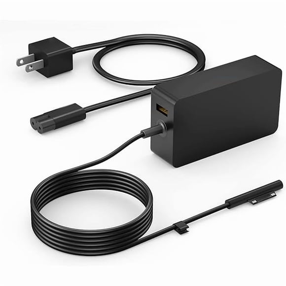 wonima01Surface Pro Charger 65W, Surface Laptop Charger Compatible with Microsoft Surface Pro 9/8/7+/7/6/5/4/3/X, Surface Laptop 5/4/3/2/1, Surface Book 2/1, Surface Go 3/2/1 with 8.8ft Power Cord