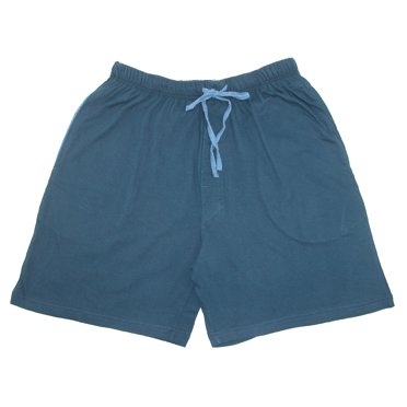 Hanes Short de Pyjama en Jersey de Coton à Braguette Boutonnée (Hommes Grande Taille)
