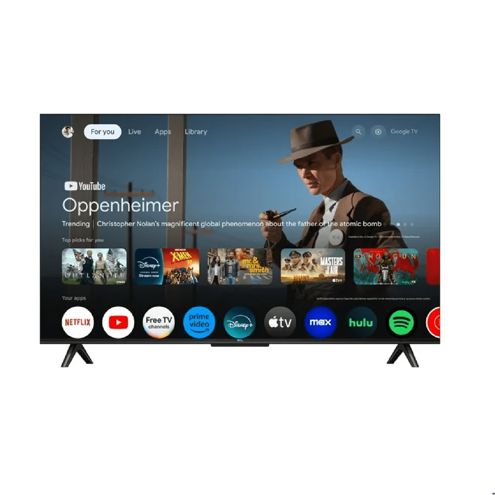 Refurbished TCL 43" Class 4K UHD (1080p ) LED Smart TV (43S41K)