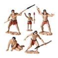 thumbnail image 1 of Liyamei 5 Pcs Statue Homme Primitif Décoration Bac à Sable Miniature Statue Enfants Garçons, 1 of 4