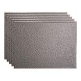 thumbnail image 1 of FASÄDE Hammered Decorative Vinyl 18in x 24in Backsplash Panel in Galvanized Steel (5 Pack), 1 of 5