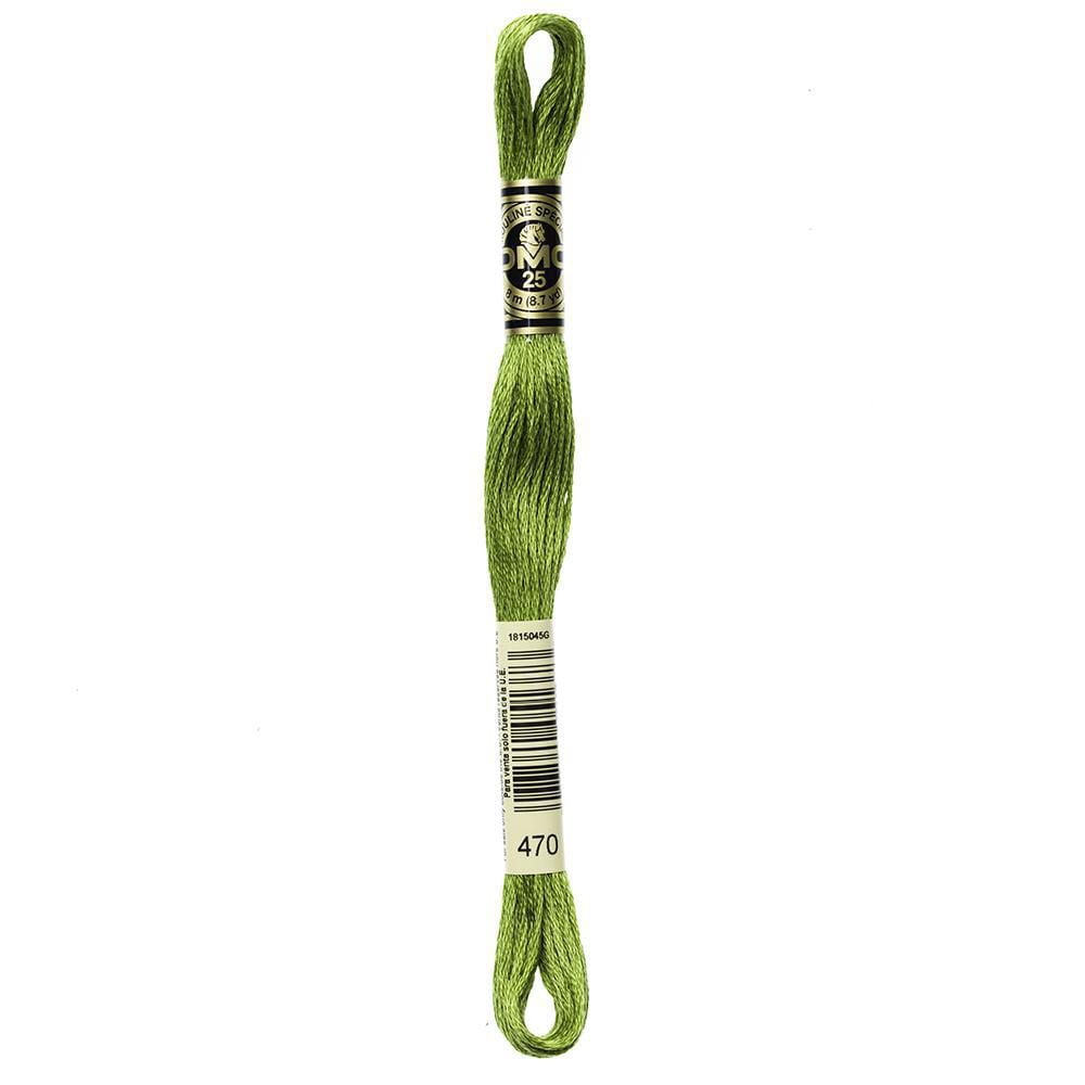 DMC à 6 brins fil à broder en coton 8 m (8.7 yd), vert
