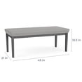thumbnail image 3 of Lenox Steel Reception Waiting Room 2-Seat Bench / Charcoal Steel / Blue, 3 of 5